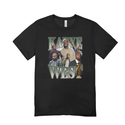 Camiseta Básica Kanye West Aesthetic Vintage Preto