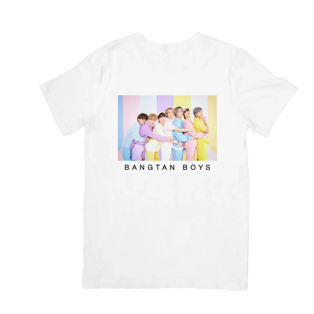 Camiseta Básica BTS Army Graphic-BRANCO