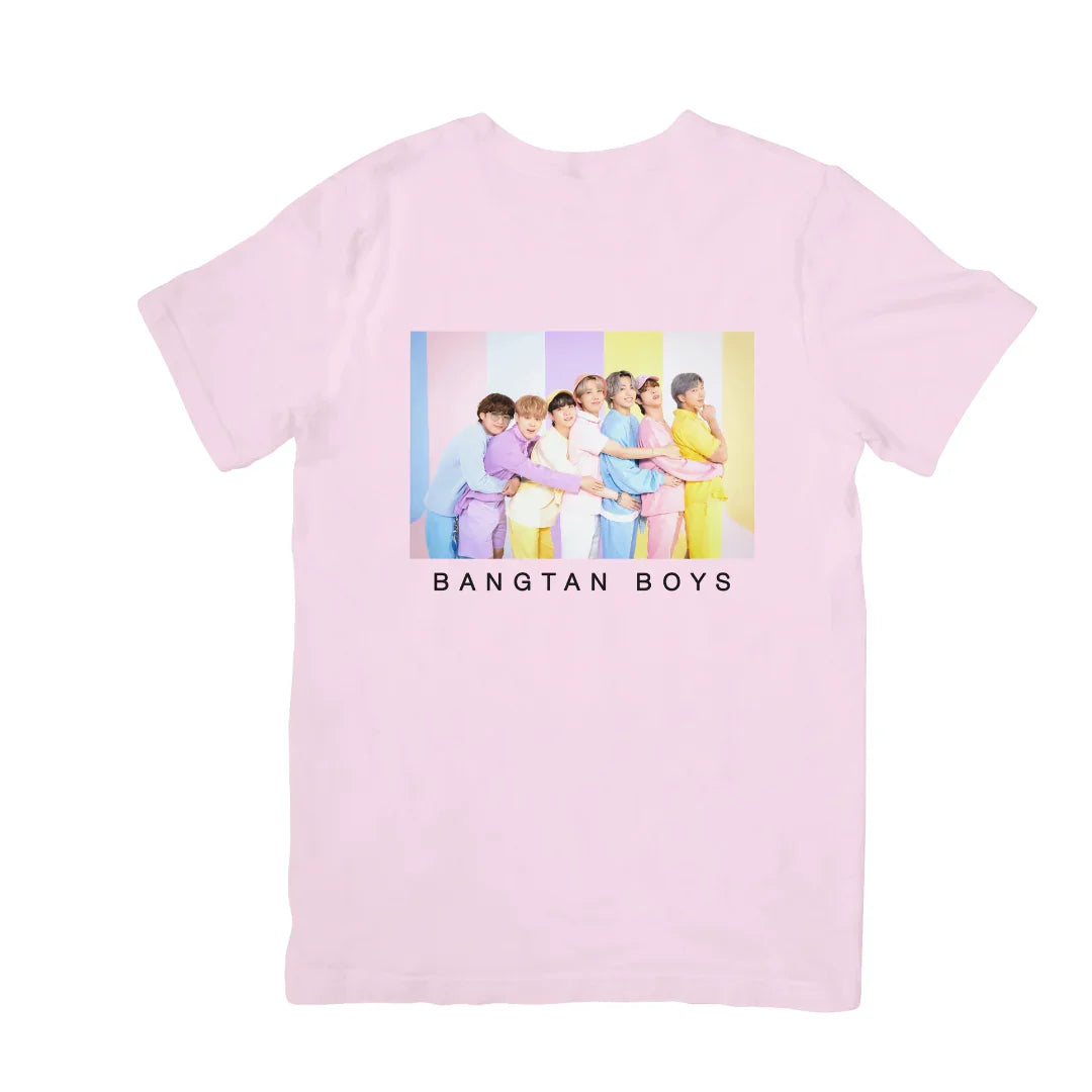 Camiseta Básica BTS Army Graphic-ROSA BEBE