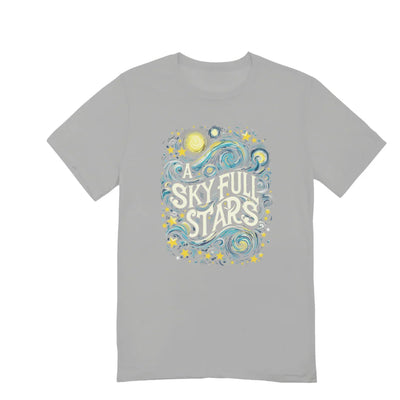 Camiseta Básica Coldplay A Sky Full Stars Illustrated- CINZA