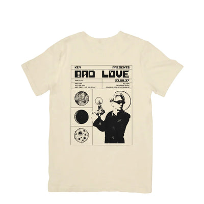 Camiseta Básica Shinee Bad Love Key - pérola