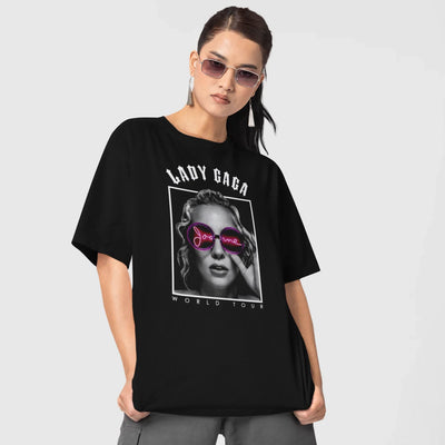 Camiseta Básica Lady Gaga Joanne World Tour