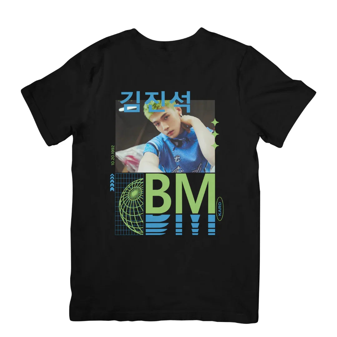 Camiseta Básica Kard BM Graphic - preto