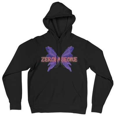 Moletom Canguru Zerobaseone Butterfly-PRETO