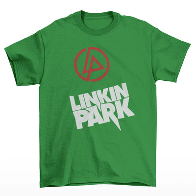 Camiseta Básica Linkin Park Retro - verde