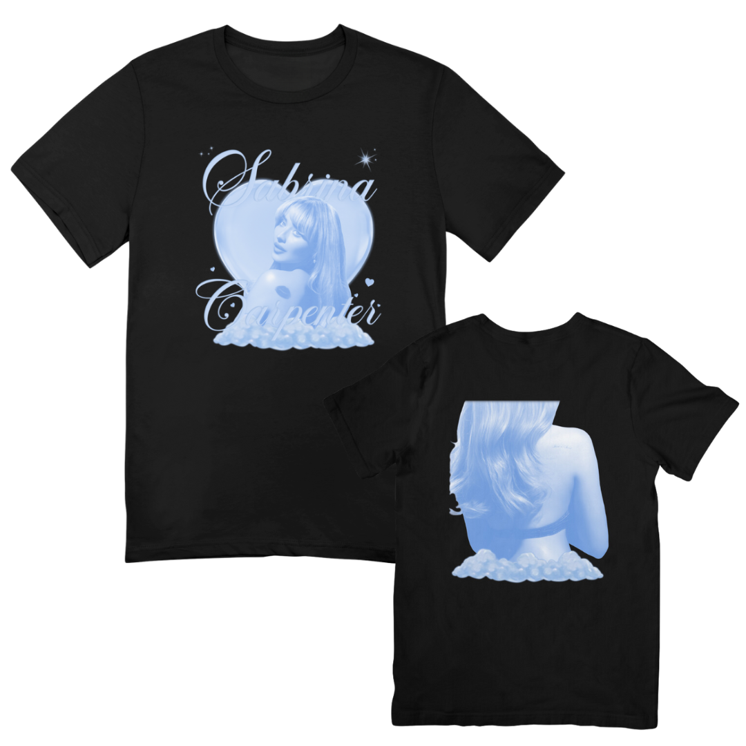 Camiseta Básica Sabrina Carpenter New Album-PRETO