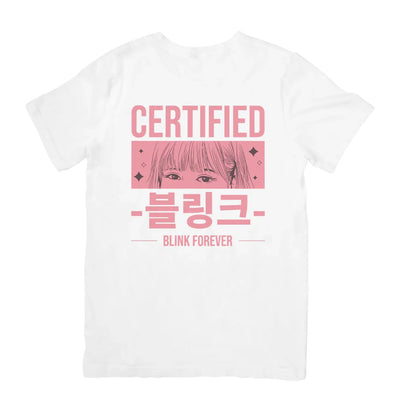 Camiseta Básica Blackpink Certified-PRETO
