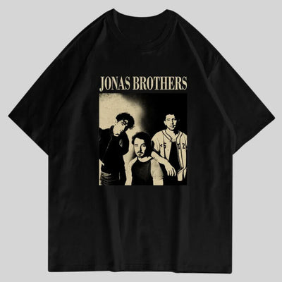 Camiseta Básica Jonas Brothers Classic Preto