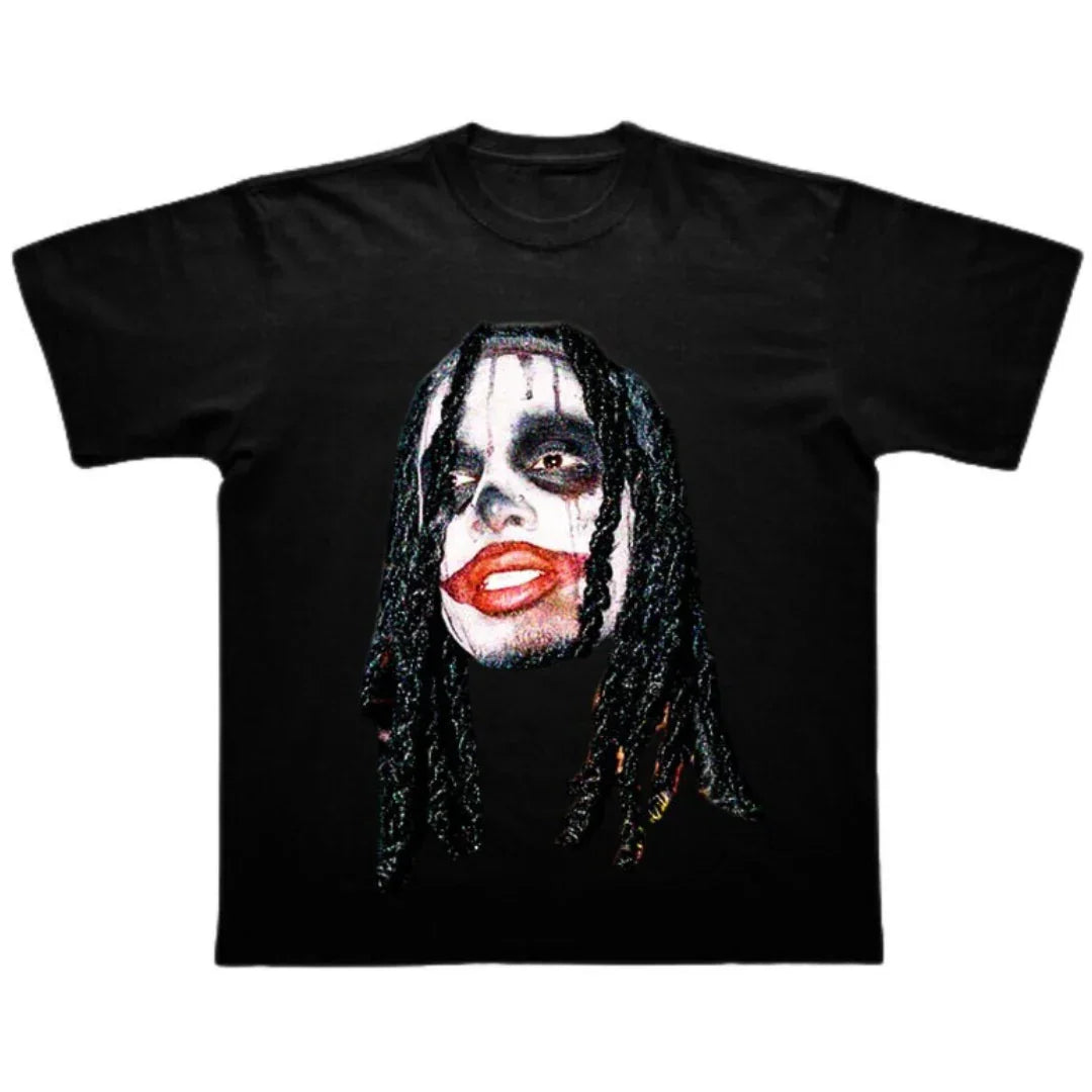 Camiseta Básica Playboi Carti Coringa - PRETO