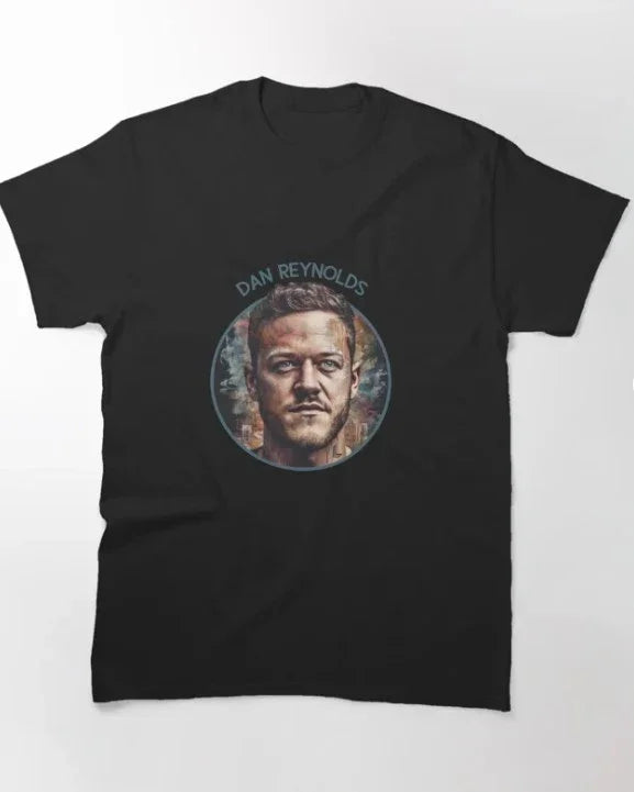 Camiseta Básica Imagine Dragons Dan Vintage