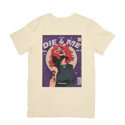 Camiseta Básica Halsey Die 4 Me Pérola