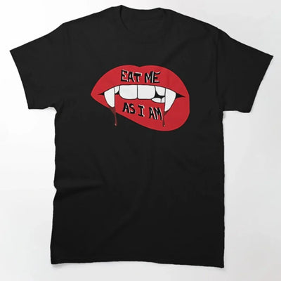 Camiseta Básica Demi Lovato Eat Me Preto