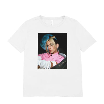 Camiseta Básica Dua Lipa and Moon Branco