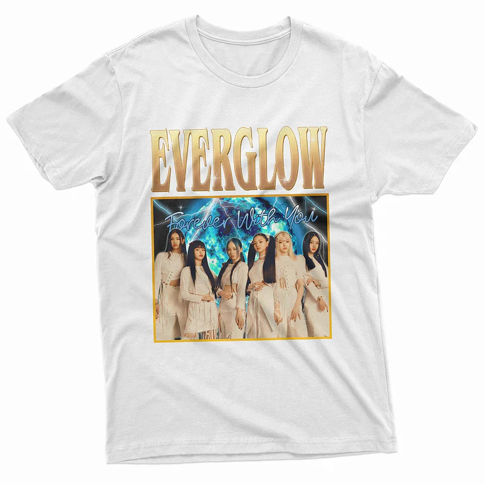 Camiseta Básica Everglow Forever With You - branco