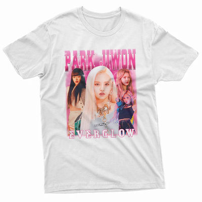 Camiseta Básica Everglow Park Jiwon - branco
