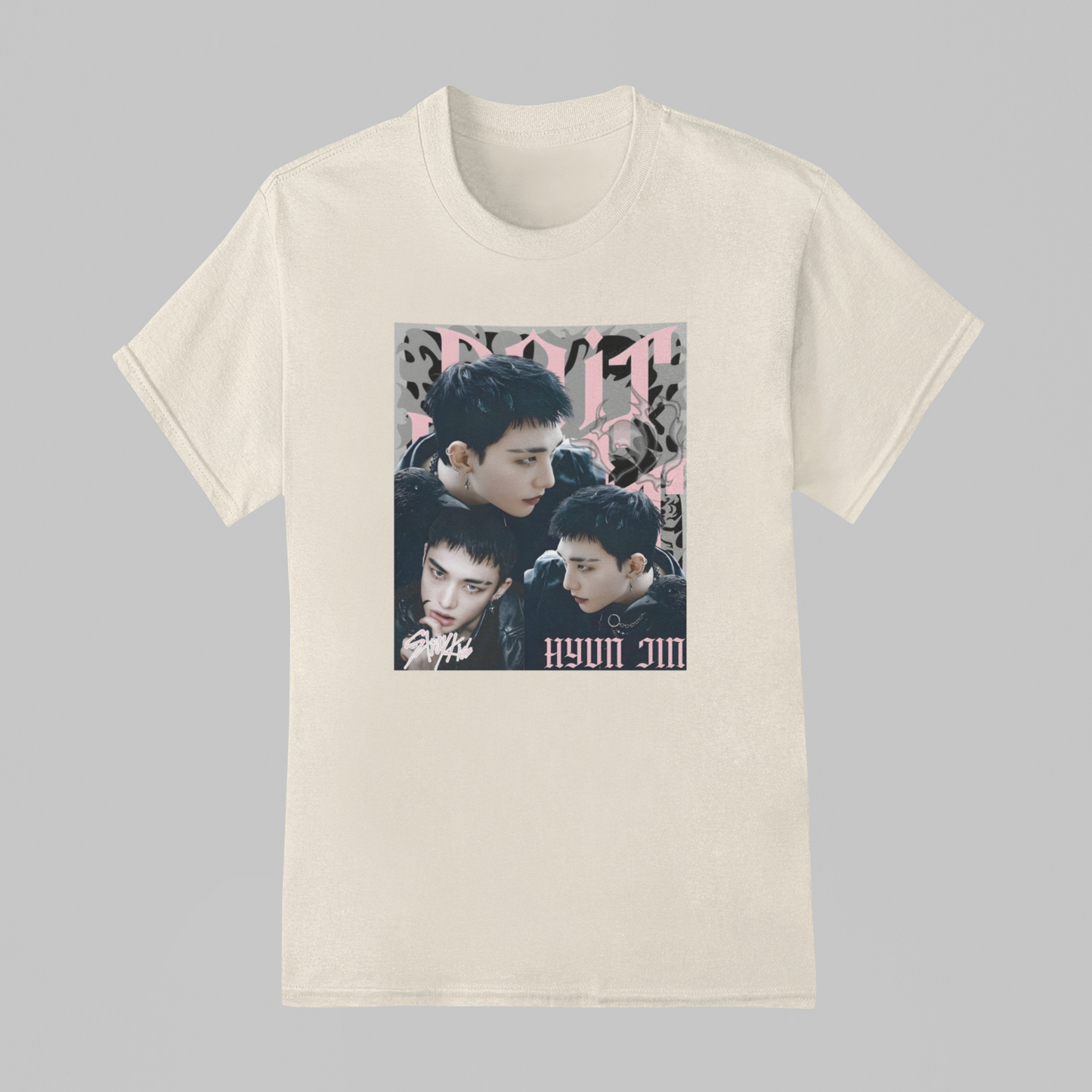 Camiseta Básica Stray Kids Hyun Jin Do It Aesthetic