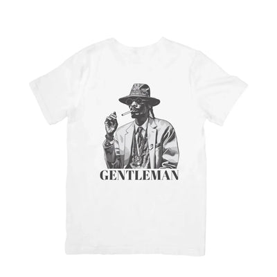 Camiseta Básica Snoop Dogg Gentleman Branco