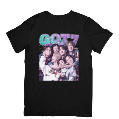 Camiseta Básica GOT7 Glow - preto