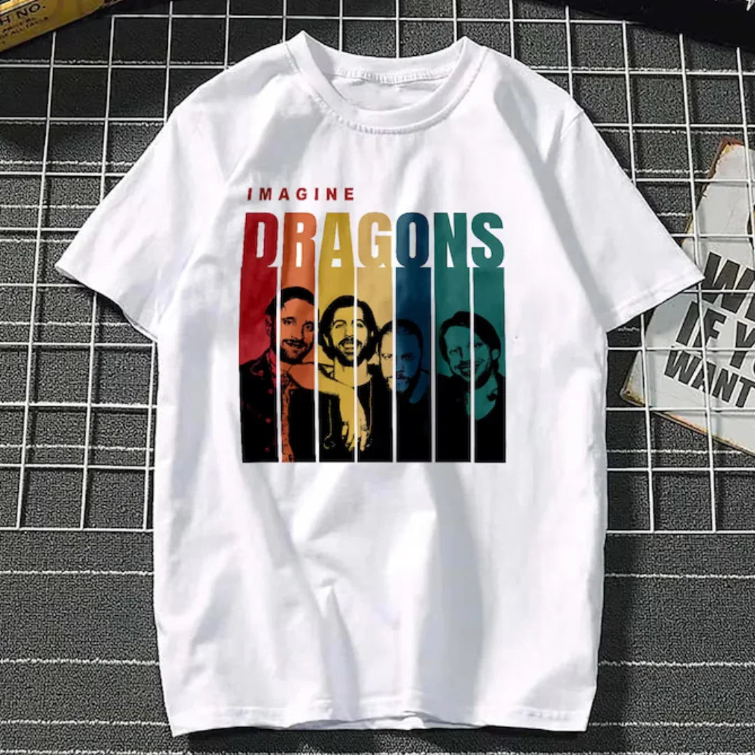 Camiseta Básica Imagine Dragons Graphic