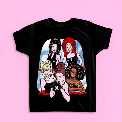 Camiseta Básica Spice Girls Graphic