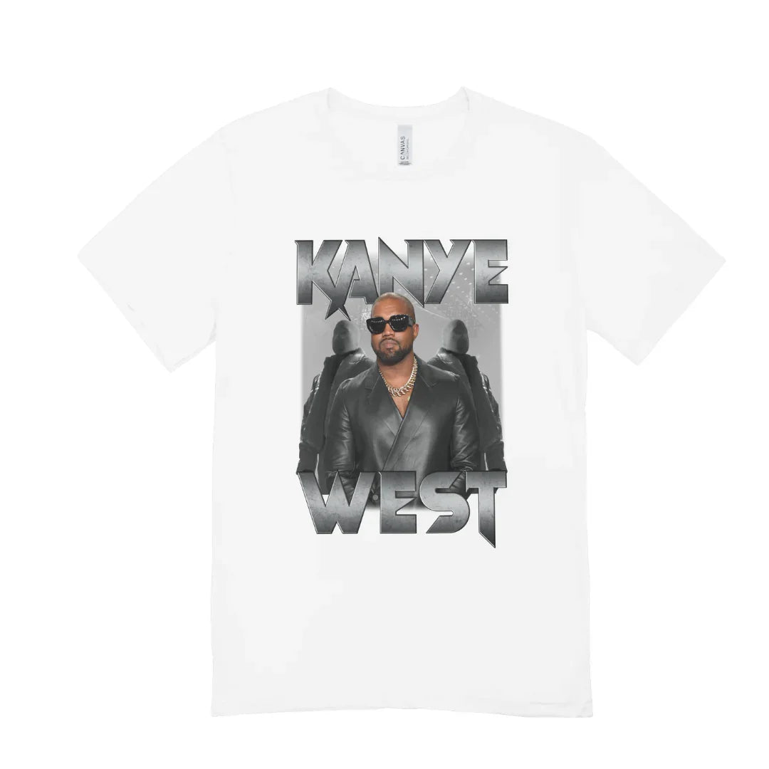 Camiseta Básica Kanye West Graphic Branco
