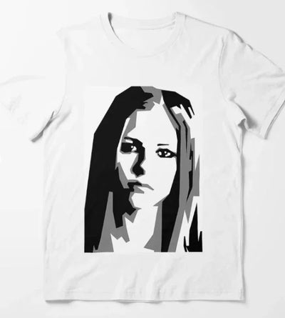 Camiseta Básica Avril Lavigne Graphic Aesthetic