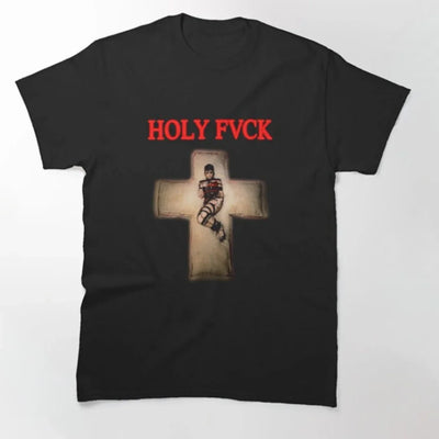 Camiseta Básica Demi Lovato Holy Fvck Preto