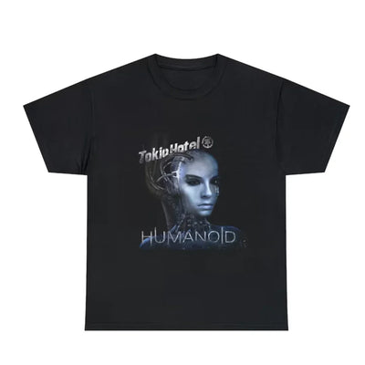 Camiseta Básica Tokio Hotel Humanoid Vintage - preto