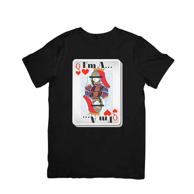 Camiseta Básica (G)i-dle I'm A Queen - preto