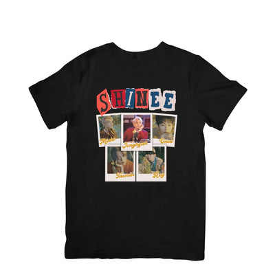 Camiseta Básica Shinee Illustrated - preto