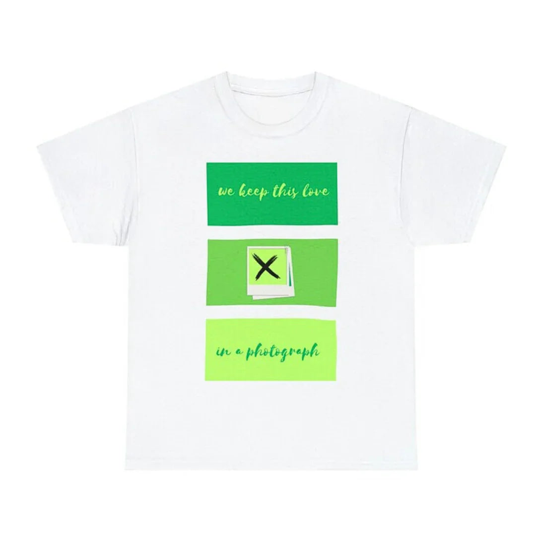 Camiseta Básica Ed Sheeran In A Photograph Branco