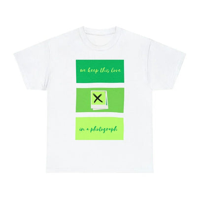 Camiseta Básica Ed Sheeran In A Photograph Branco