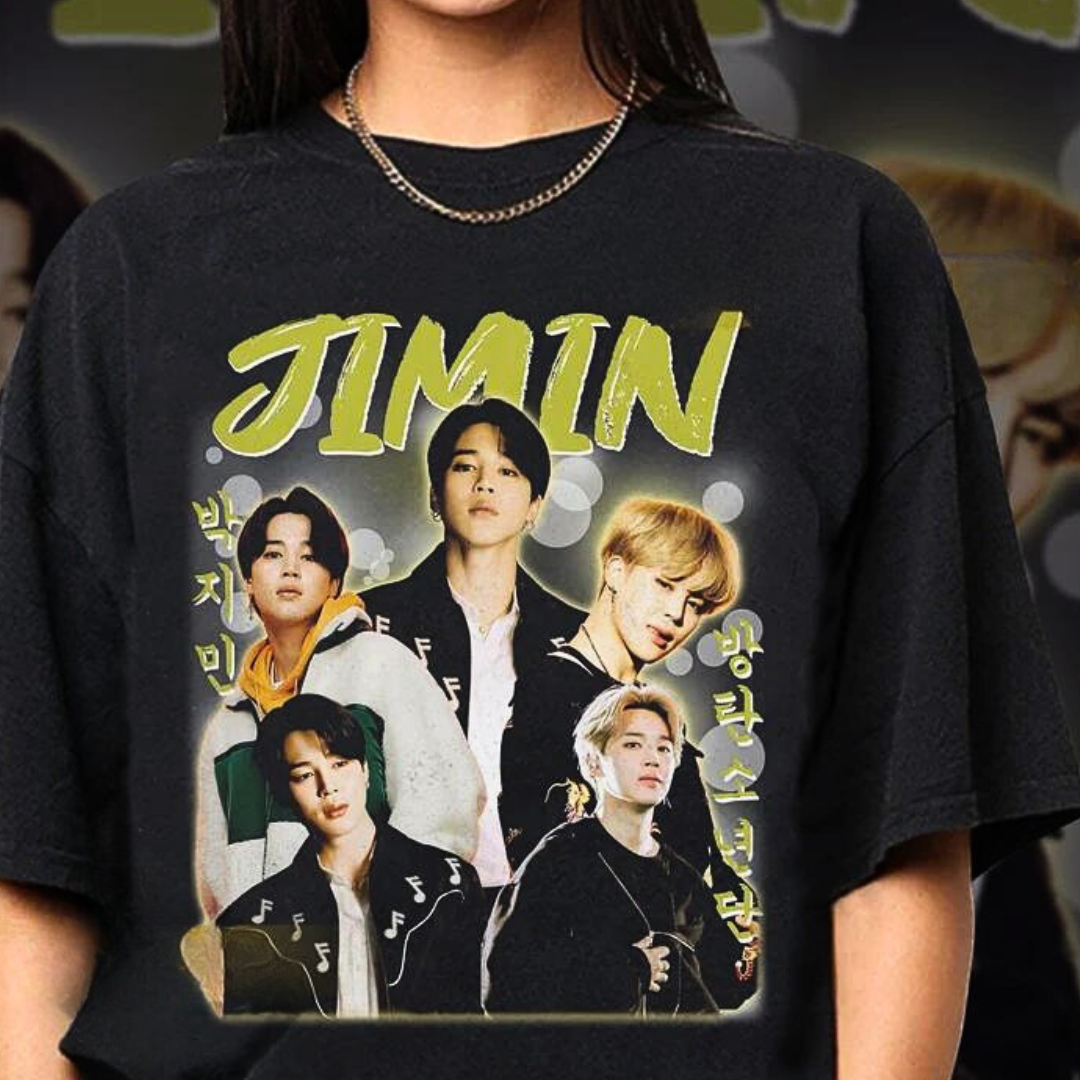 Camiseta Basica BTS Jimin Collab Saoko