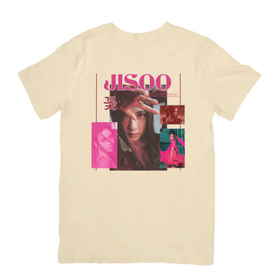 Camiseta Básica Blackpink Jisoo Graphic-PEROLA
