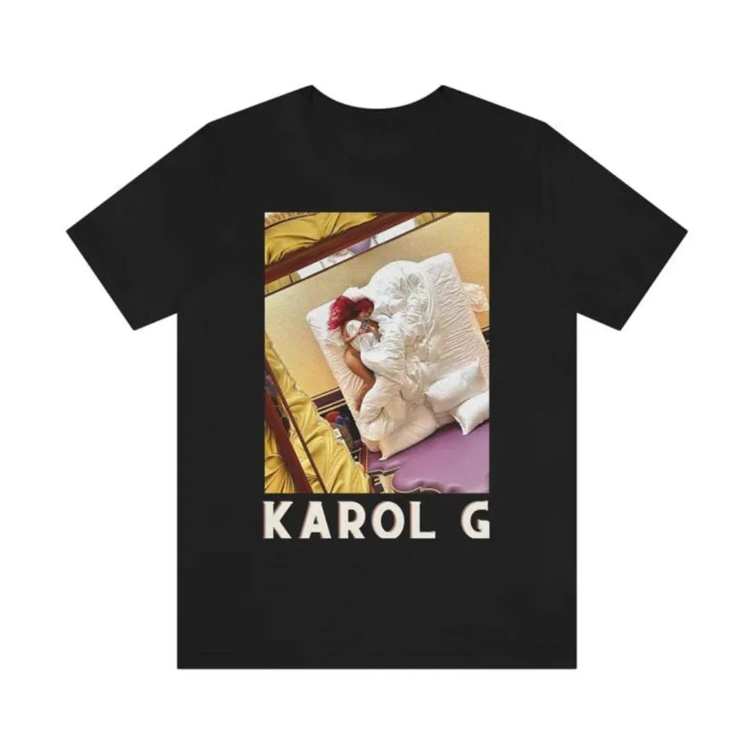 Camiseta Básica Karol G La Camita Preto