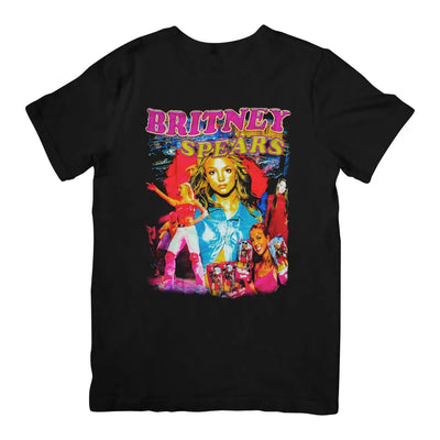 Camiseta Básica Britney Spears - Preto