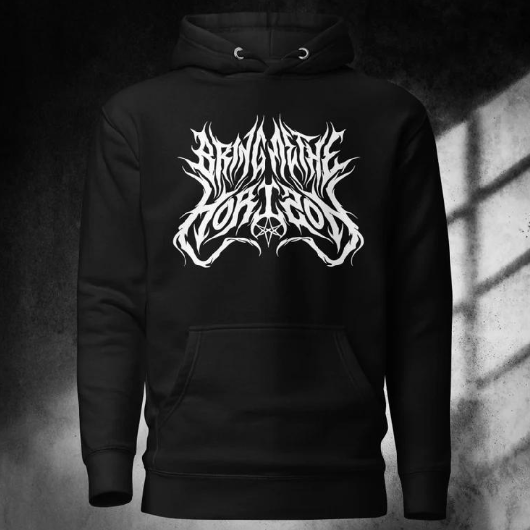 Moletom Canguru Bring Me The Horizon Logo - Preto