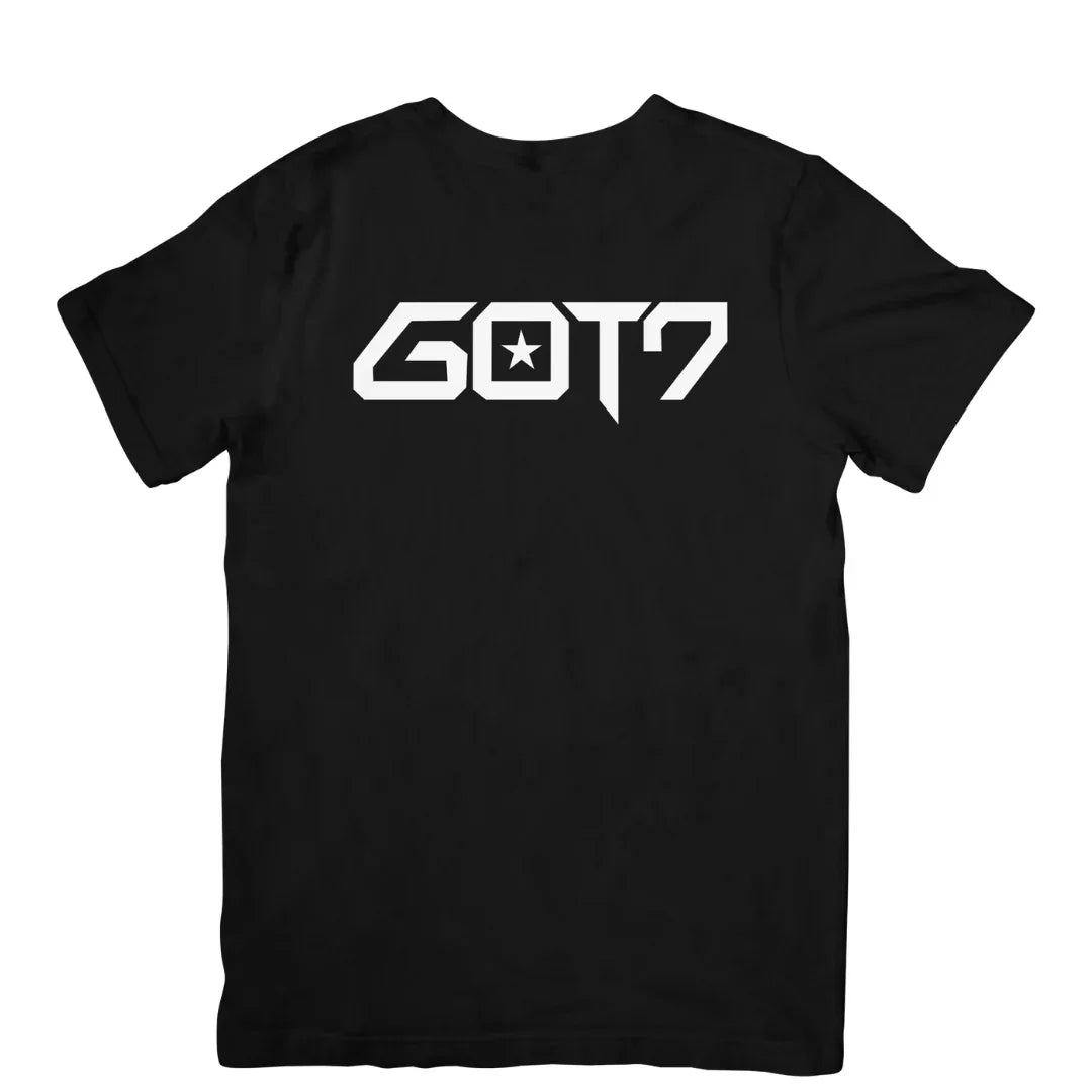 Camiseta Básica GOT7 Logo - preto