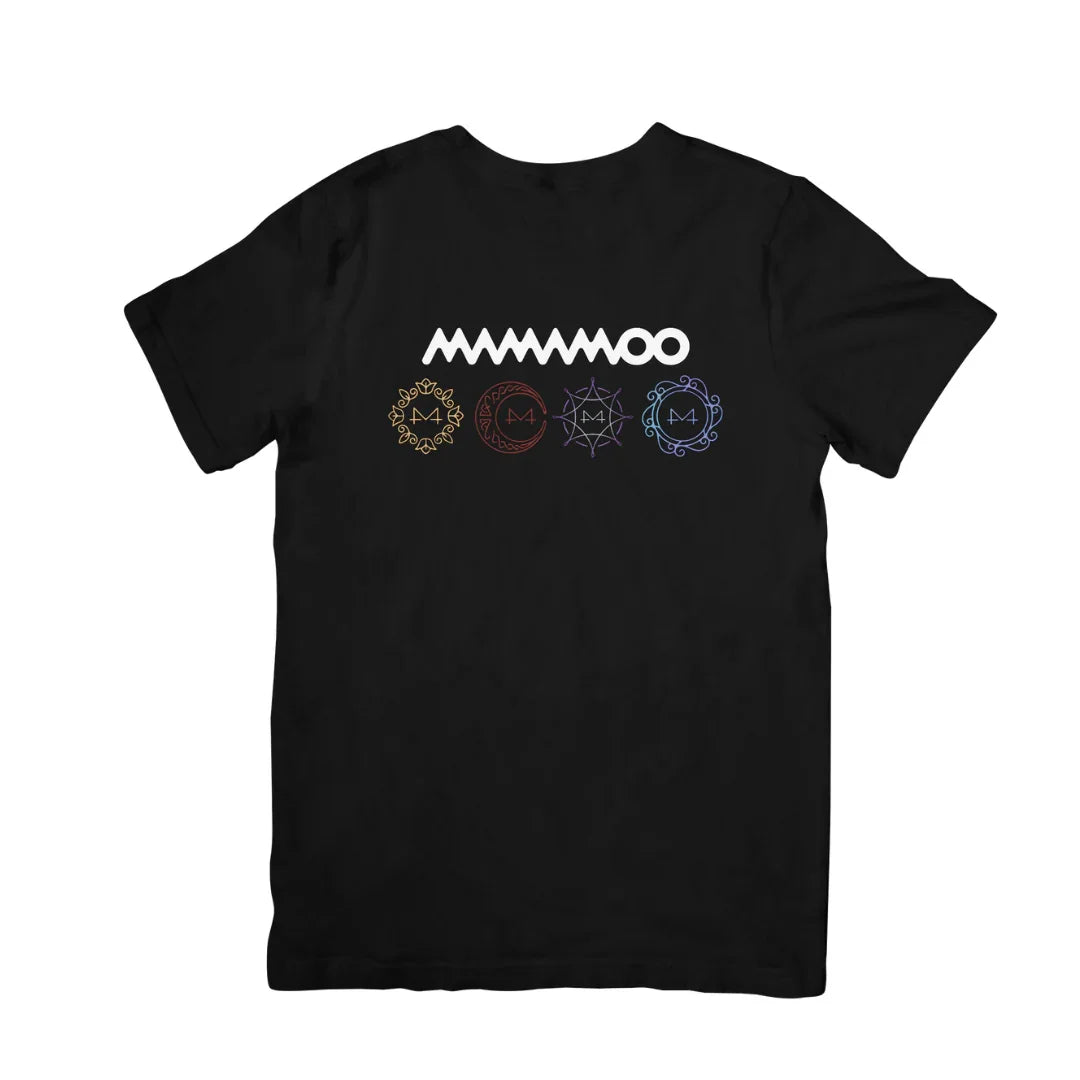 Camiseta Básica Mamamoo Logotipo - preto