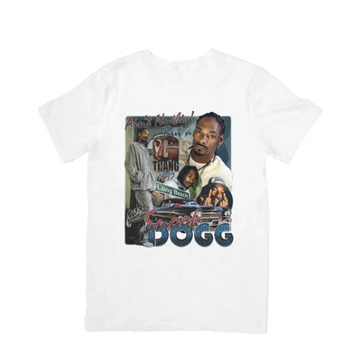Camiseta Básica Snoop Dogg Long Beach Branco