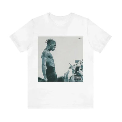 Camiseta Básica Xxxtentacion Look At Me-BRANCO