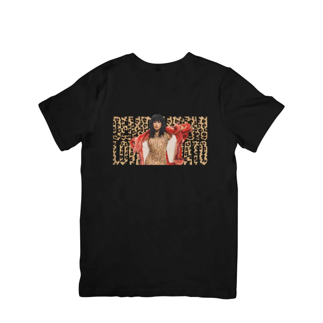 Camiseta Básica Demi Lovato Merch Preto