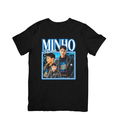 Camiseta Básica Shinee Minho - preto