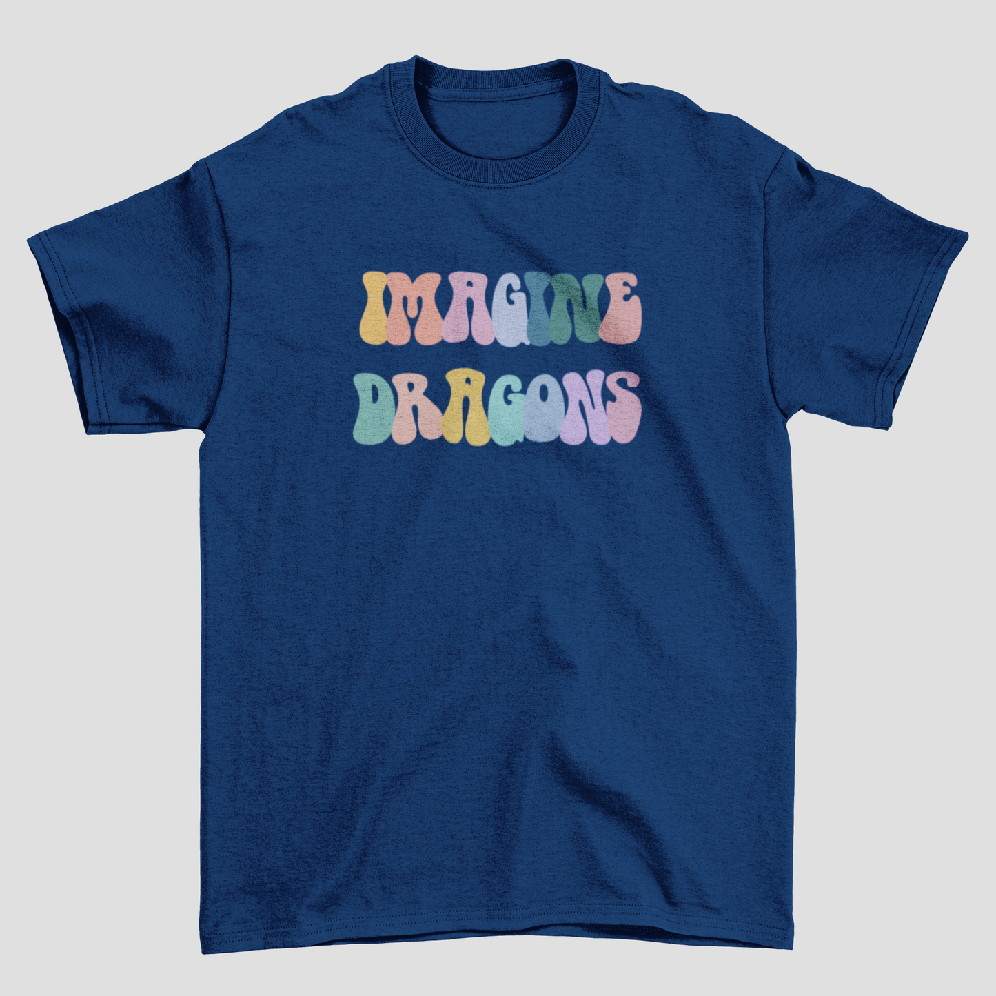 Camiseta Básica Imagine Dragons Letters