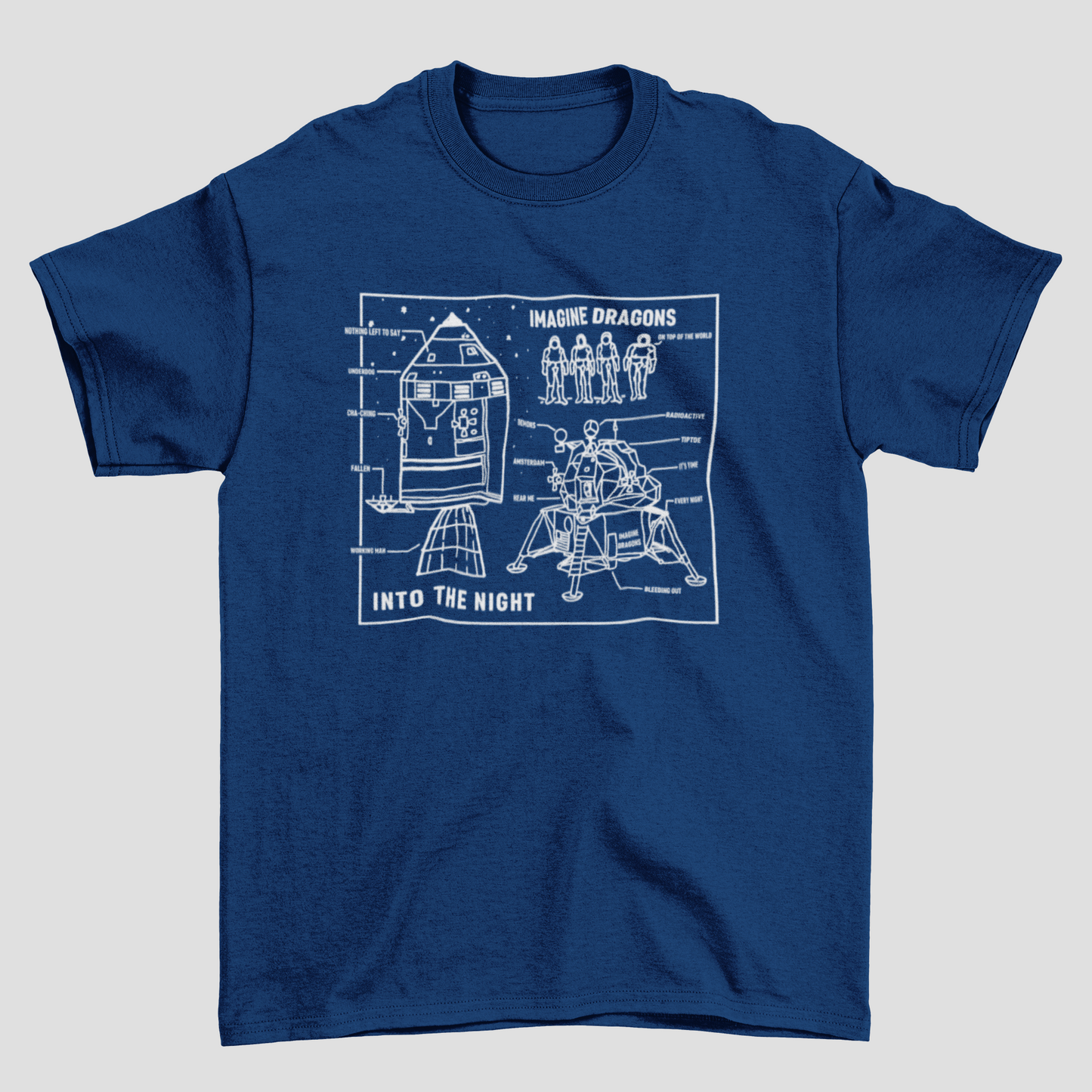 Camiseta Básica Imagine Dragons I.T.N