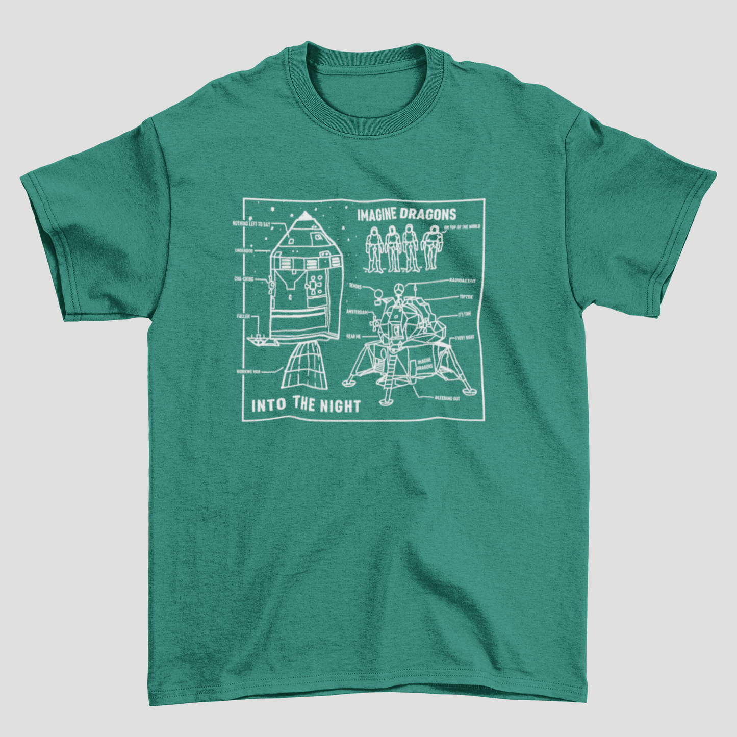 Camiseta Básica Imagine Dragons I.T.N