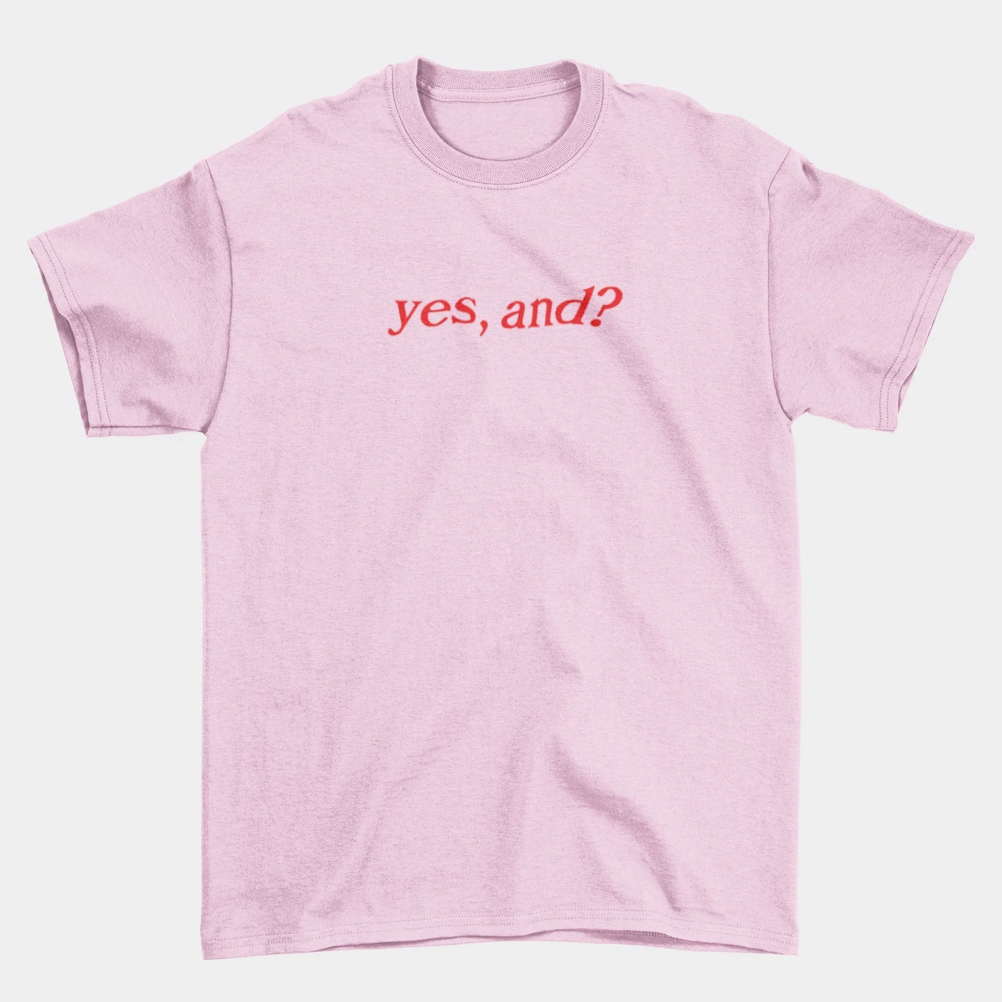 Camiseta Básica Ariana Grande Yes, And ? Letter