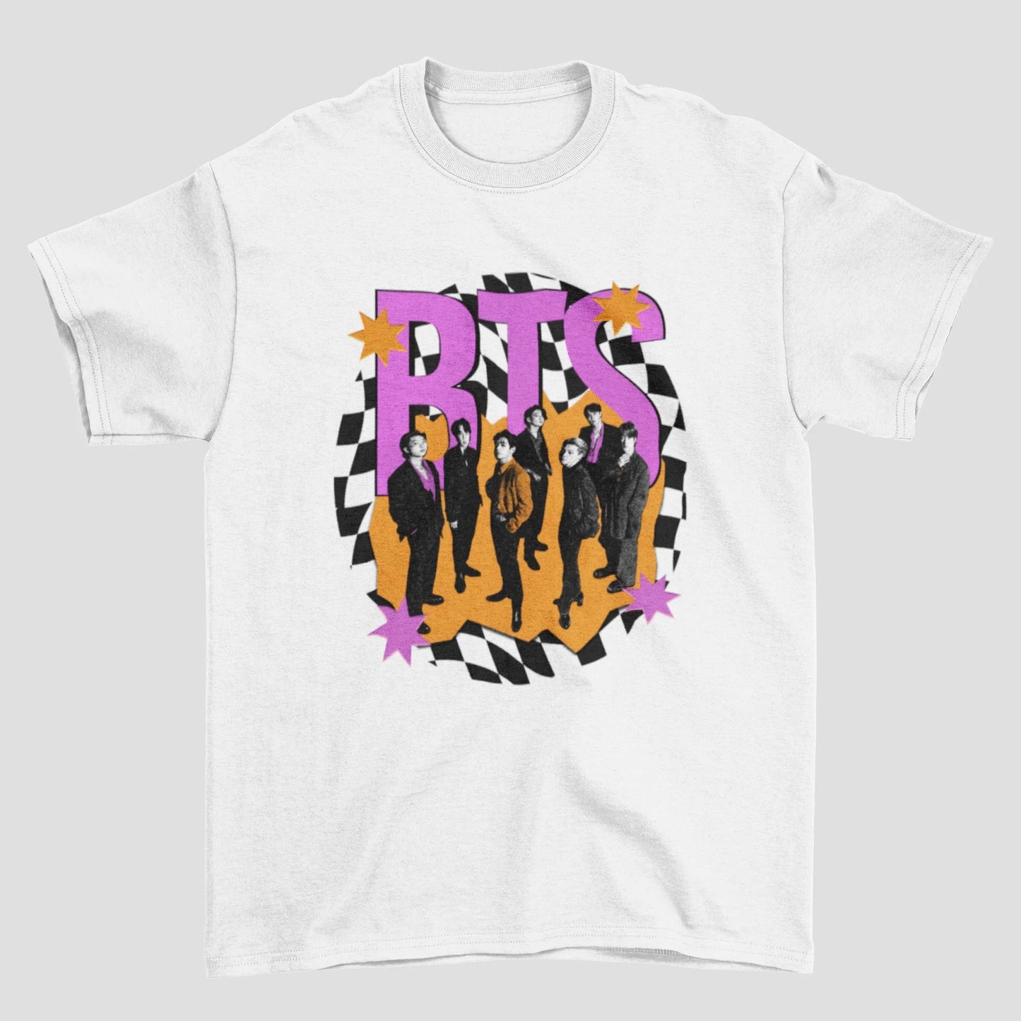 Camiseta Básica BTS Colorfull