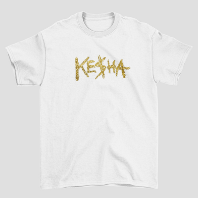 Camiseta Básica Ke$ha Logo Name