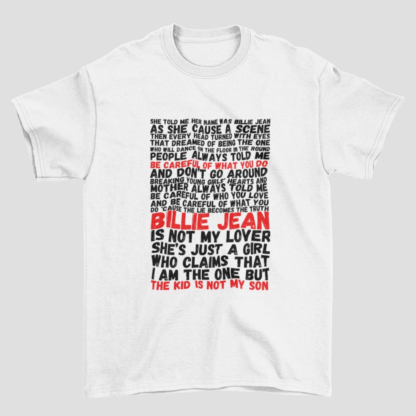 Camiseta Básica Michael Jackson Billie Jean